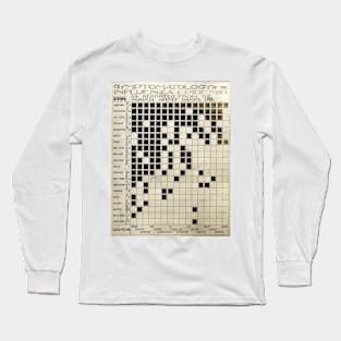 Flu symptoms chart, USA, 1918 (C002/1239) Long Sleeve T-Shirt